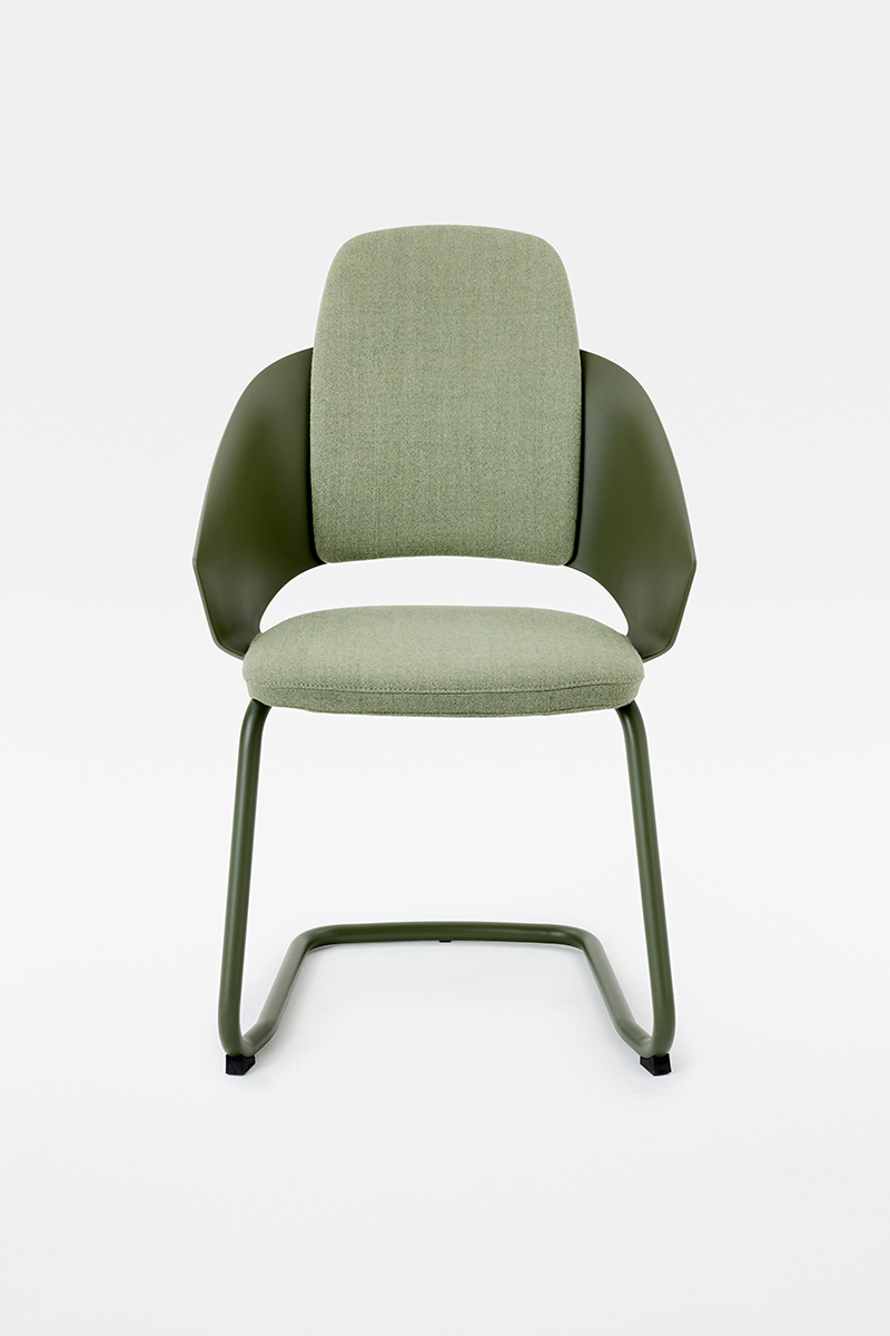 Icon cantilever high back sedia