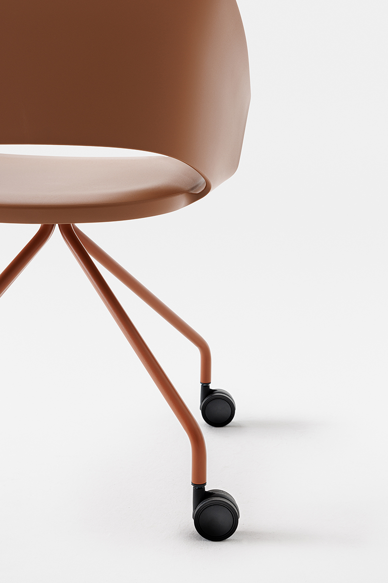 Icon metal ruote seduta 7604