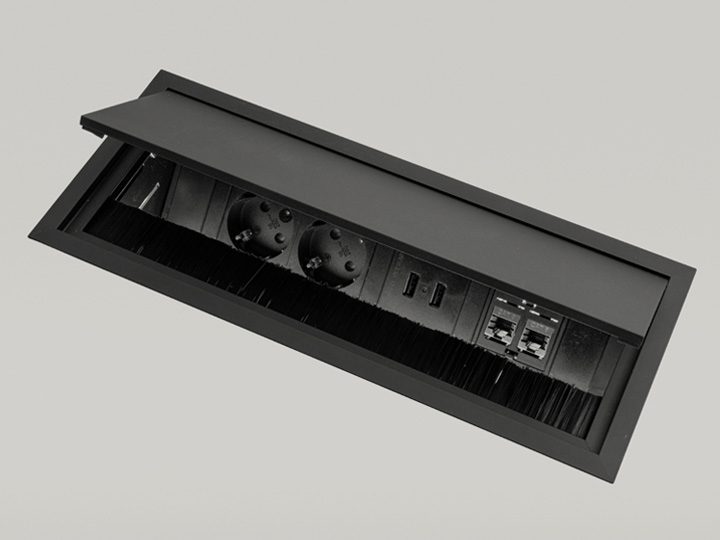 Passacavi prese multifunzione sportello