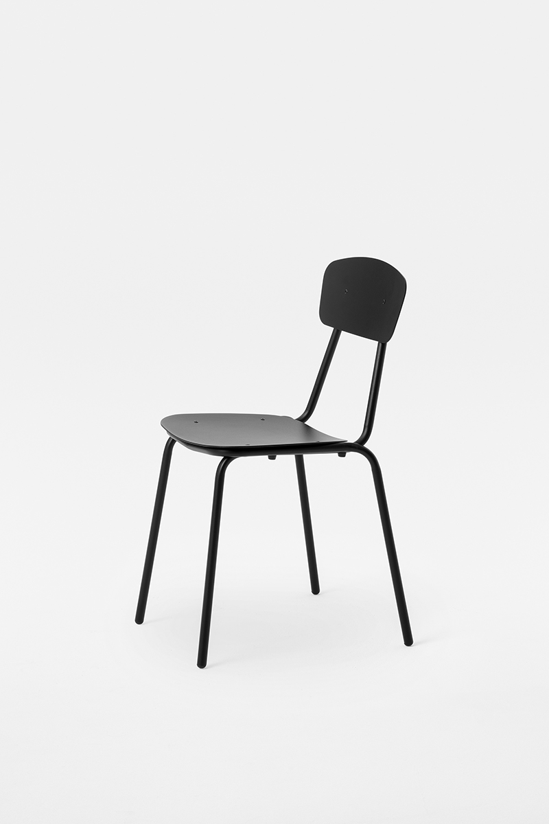 Simple metal chair