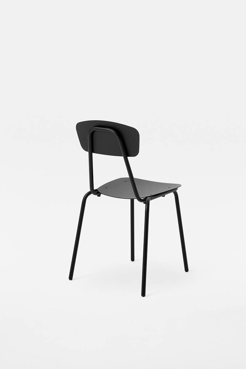 Simple metal chair