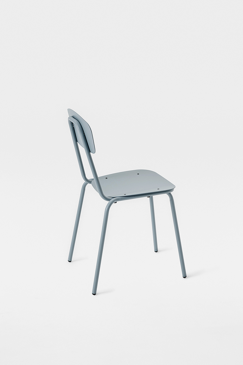 Simple metal chair