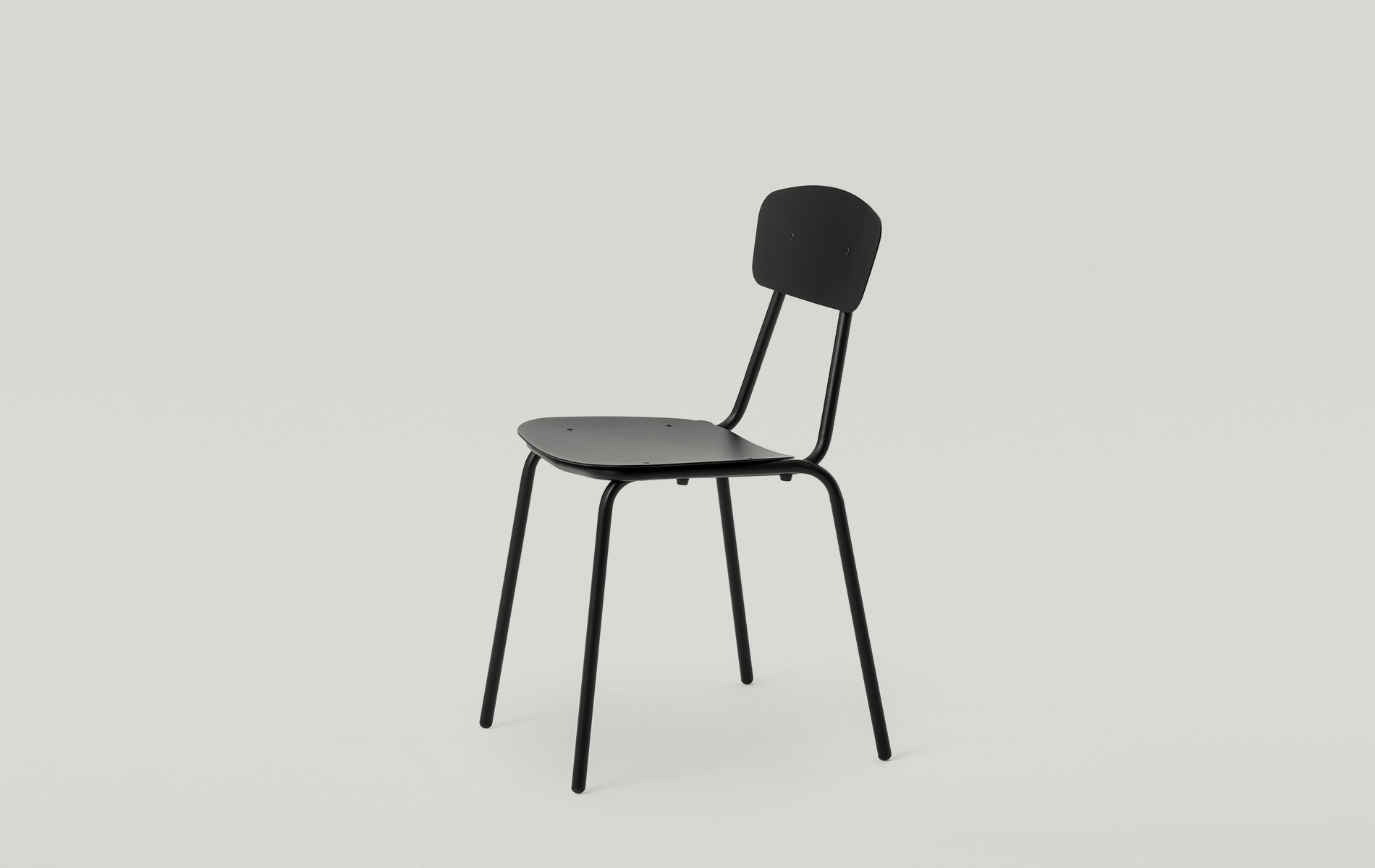 Simple metal chair sedia