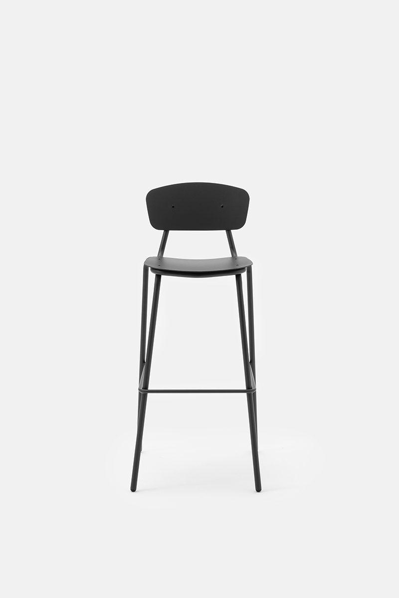 Simple metal sgabello