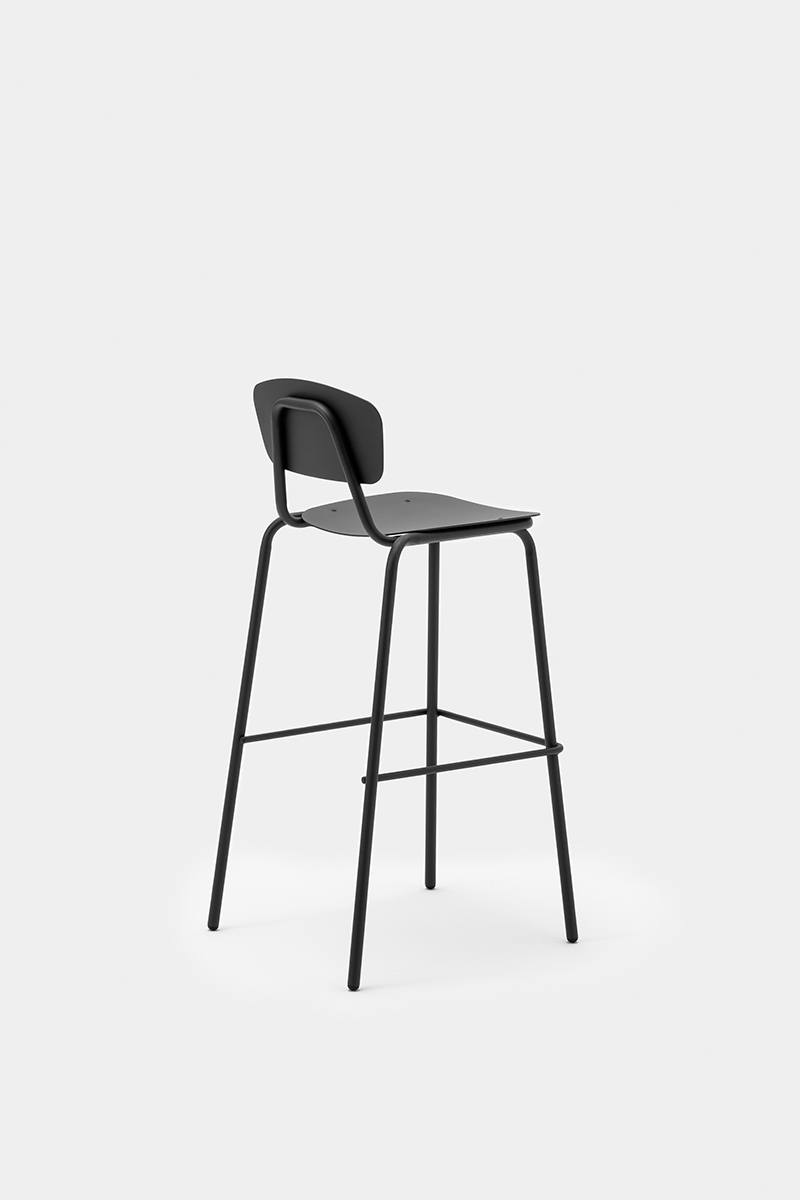 Simple metal sgabello