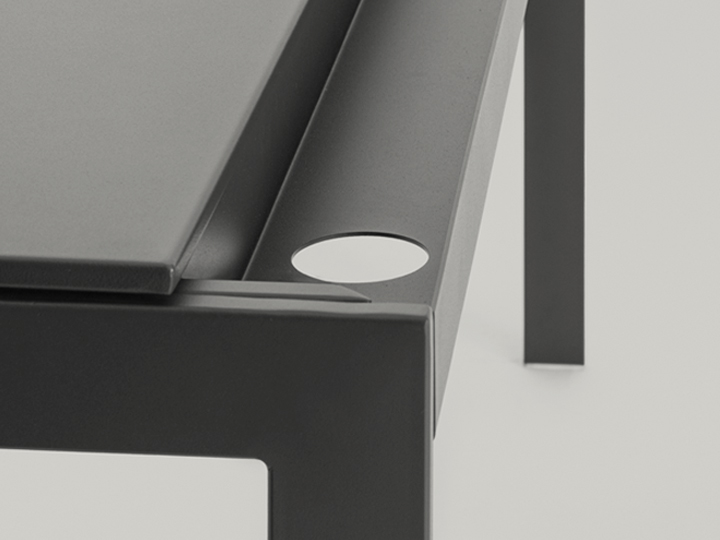 Vasca porta cavi Foil desk